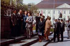 LEHRPERSONEN Lehrausflug des Kollegiums der Berufsschule Bruneck 1963 nach Klagenfurt, hervorragend organisiert von Direktor Eduard Auer