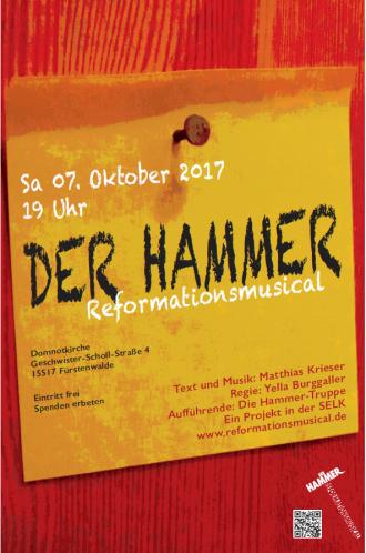 Am 25. und 26. Juni fand das Reformationsmusical Der Hammer in Berlin- Wilmersdorf statt.