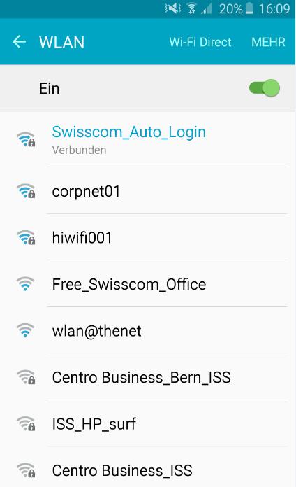 Wifi Zone bei Swisscom Academy! 1.