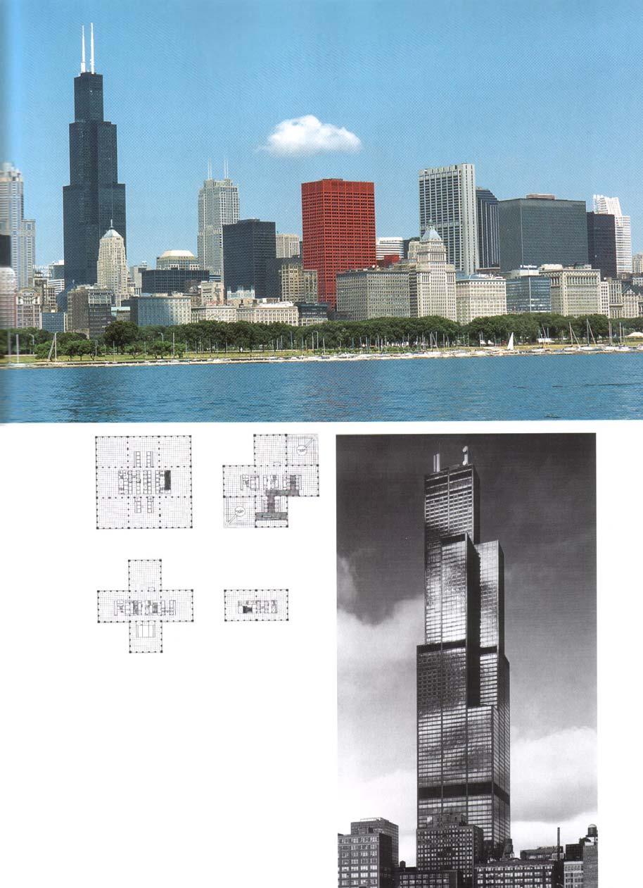 Seite 9 Sears Tower - Chikago Baujahr 97 bis 974, 447 m, 0 Stockwerke,