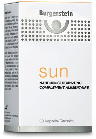 Mikronährstoffe für Haut, Haare und Nägel 25 Burgerstein sun Sonnenschutz von innen.