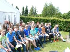 Mitglie neu gegründeten Jugendgruppe hatten gemeinsam mit den erwachsenen Mitwirkenden die Gottesdienste in Salzhelden Stöckheim gestaltet.