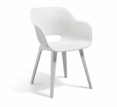 CAMINO Der Stuhl aus 100 % Polypropylen besitzt die beliebte 4-fach