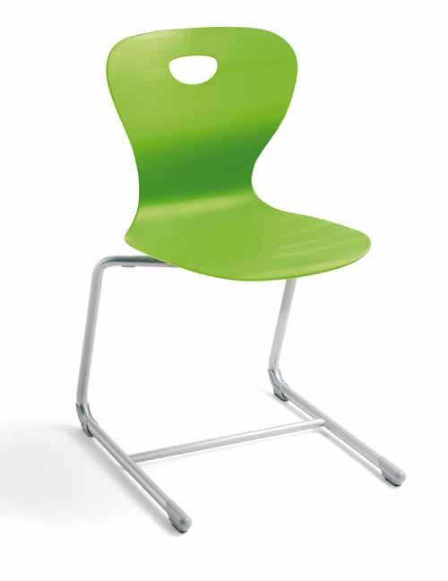 Agiro- kunststoff Schale: Ergonomisch geformte, elastische Kunststoff-Sitzschale mit