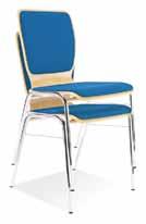 stapelbar Sitzschale: Ergonomisch geformte Buchensperrholz-Schale, 10 mm stark,