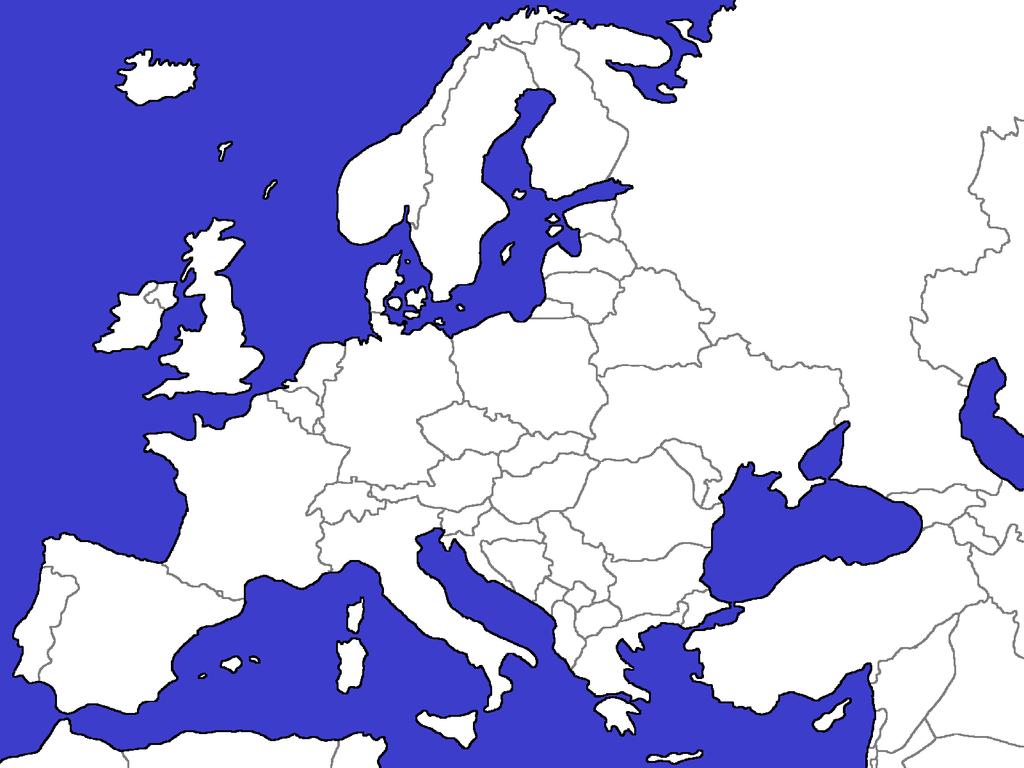 ZM Europakarte Europareise AB1.