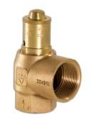 Art. 851 H4 für Heißwasseranlagen und Wasser- Heizungsanlagen Sicherheitsventil für Pressluft, Art. 810 für Luft, neutrale Gase und Dämpfe gem.