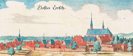 Landes. Als im Jahr 764 das Benediktinerkloster Lorsch gegründet wurde, war unsere Gegend also schon lange christlich und wahrscheinlich gab es auch schon eine Kirche in Rutesheim.