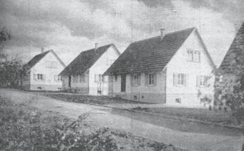 Bild 1: Die Kleinsiedlung Hofrain wurde 1938 eingeweiht pfleger der evangelischen Kirchengemeinde Böblingen und dann Stadtkämmerer in derselben Stadt.