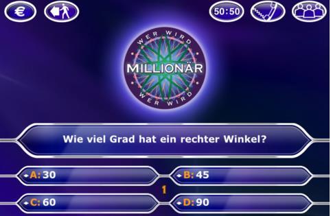 16. Wer wird Millionär?
