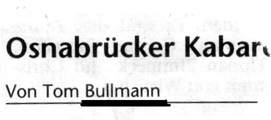 aussehenden Namen <Bulmahn> / <Bullmann> in