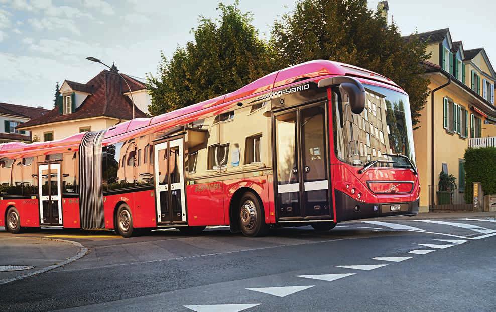 Länggasse Elektromobilität Leise, sauber und energiesparend Dank der Kombination von Elektro- und Dieselmotor sparen die neuen Hybridbusse von BERNMOBIL mehr als 20 Prozent Treibstoff ein.