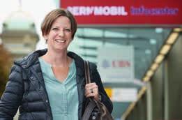 Sonja Liechti ist eine von 550 Fahrdienstangestellten bei BERNMOBIL.