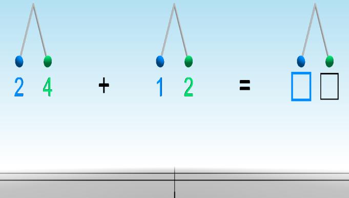 Abbildung 3: Im zweiten Aufgabenteil muss das Resultat eingetippt werden. Rechenmaschine Dies ist das Hauptspiel der arithmetischen Operationen.