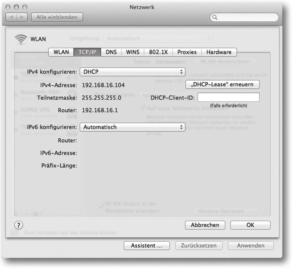 16 DE Schnellstart-Anleitung für MAC OS Schnellstart-Anleitung für MAC OS DE 17 Notieren Sie diese lokale IP-Adresse 3.