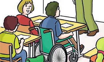ohne Behinderung sollen gut lernen können.