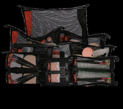 17 MULTI PURPOSE NET BAG UNIVERSALBEUTEL AUS NETZSTOFF Made of strong and durable net. Available in 9 practical sizes.