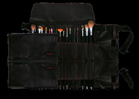 5 TM-13-2 (Medium, in Polyester) TM-13-4 (Medium, in synthetic leather) Medium brush-roll with 13 brush/tool pockets.