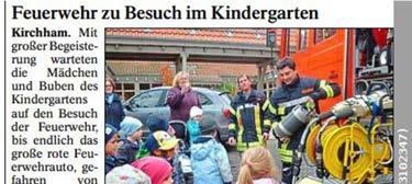 26.10.2016 Brandschutzerziehung im Kindergarten Kirchham. Ca. 30 Kinder wurden in 2 Gruppen durch uns Brandschutzerzieher und der FF Kirchham informiert.