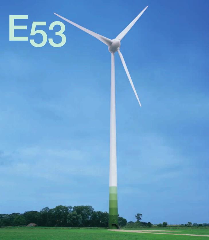 Referenzanlage Windkraft Nennleistung: 800 kw Nabenhöhe: 70 Meter Blattlänge: