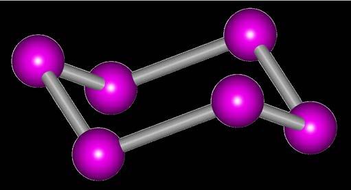 Beispiel 2: In 3 In 3 = In 3+ + ( 3 ) 3 b = 8 (5 + 1) = 2 -Valenzelektronen Reaktivität der Elemente: polyanionische Verbindungen der nictogene Ein zyklisches ( 3 ) 3 Ion würde formal dieser Regel