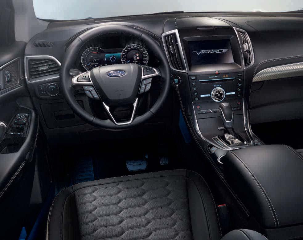 Ein Ort voller Luxus. Der Innenraum des Ford Vignale wird schnell zu Ihrem Lieblingsplatz werden.