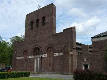 Opstandingskerk, Eerste Brandenburgerweg in Bilthoven, 1965.