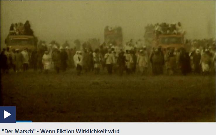 5 Flüchtlings-Politik und "Dresden-Effekt" 1990, vor 25 Jahren sorgte ein Film über Flüchtlinge (in BBC) für Aufsehen. Sein Titel: "Der Marsch".