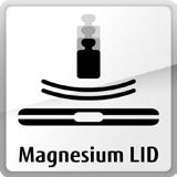 Gewicht ab nur 1,9 kg, attraktive rote Elemente, hochwertige Materialien wie Magnesiumdeckel
