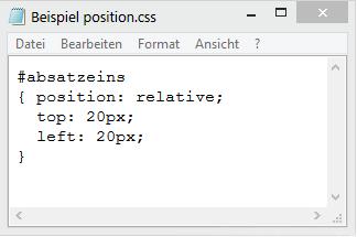 9 Einführung in CSS: Gestaltung des Seitenlayouts II 144 Durch die CSS-Eigenschaft "position" können einzelne Elemente nach Belieben an bestimmten Positionen im Browser-Fenster platziert werden.
