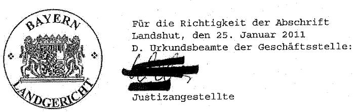 Die eigentliche Entscheidung befindet sich im weiteren Teil im deutschen Beschluss: I. Auf die sofortige Beschwerde des Beschuldigten. wird der Beschluss des Amtsgerichts Landshut vom 04.10.