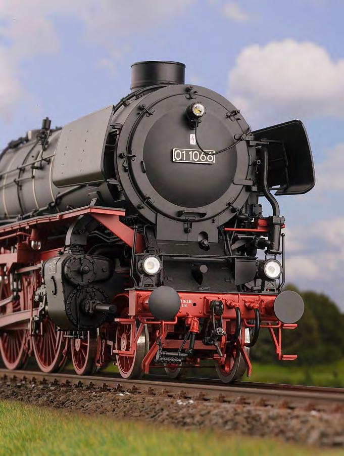 Kiss MODELLBAHNEN Ganzmetall-Messing-Präzisionsmodell Vorbild Die Deutsche Reichsbahn benötigte für ihren modernen Schnellzugverkehr leistungsstarke, schnellere Dampflokomotiven mit
