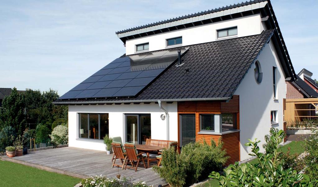 Solarthermie und Photovoltaik Sonnenenergie frei Haus Nutzen Sie die kostenlose Energie der Sonne zur Heizungsunterstützung und Trinkwassererwärmung sowie zur Stromerzeugung.