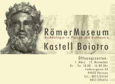 2008 Sehr geehrte Damen und Herren, das RömerMuseum Kastell Boiotro Passau zeigt in Verbindung mit der Abguss- Sammlung antiker Plastik Berlin vom 11. April - 5.