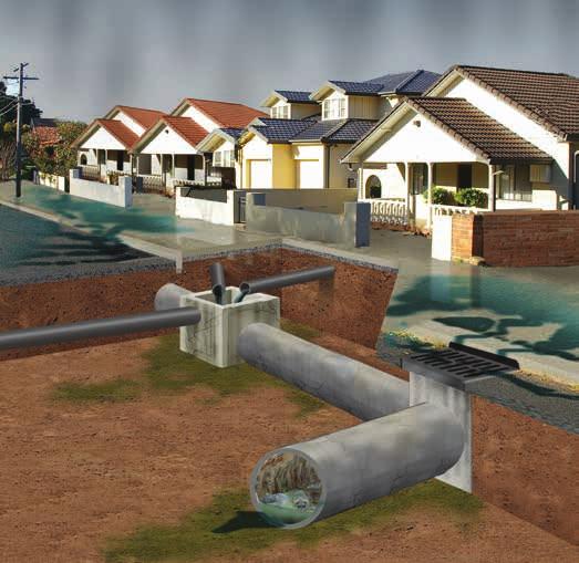 Die Verwendung einer GEP Entwässerung, beispielsweise durch unsere Eco-Panel Drainageplatten, transportiert das Wasser schnell und einfach an einen gewünschten Entwässerungspunkt.