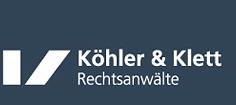 Köhler & Klett Rechtsanwälte Partnerschaft Büro Köln Apostelnstraße 15/17 50667 Köln Telefon +49 221 4207-0 Telefax +49 221 4207-255 Info@koehler-klett.