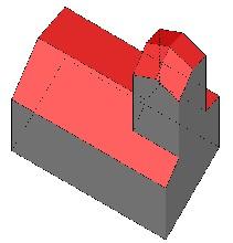 Kirche 2: Erzeuge einen Quader (6 x 6 x 30 ) und verschiebe seine Basismitte in den Ursprung ( 3, 3, 0) Erzeuge eine regelmäßige Pyramide mit der Eckenanzahl 4.