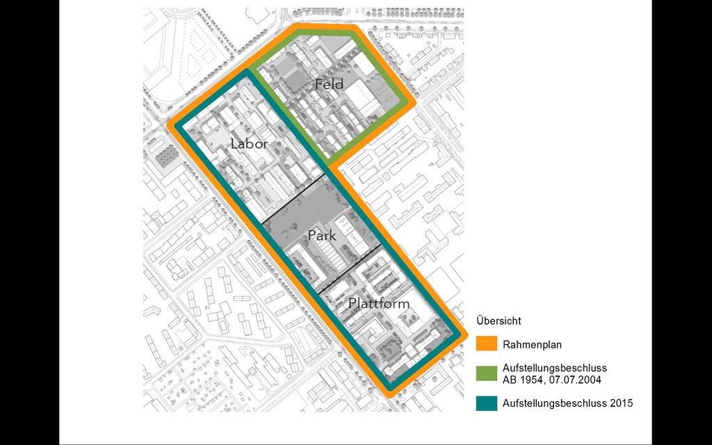 Seite 4 Aufstellung eines Bebauungsplans mit Grünordnung für die drei Teilquartiere Kreativplattform, Kreativpark und Kreativlabor (Bereich Dachauer Straße, Schwere-Reiter-Straße, Heßstraße,