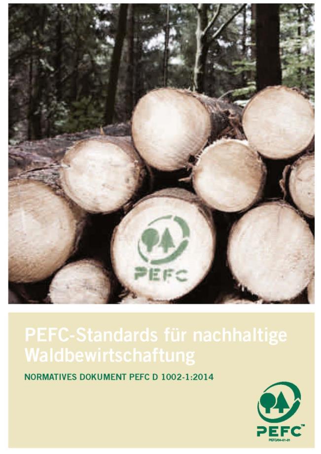 Neue Standards Neuer Waldstandard: Die wichtigsten Änderungen Einsatz schnell abbaubarer Hydrauikflüssigkeiten Motorsägenkurse Zertifizierte Forstunternehmer