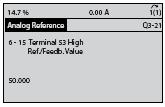 Primjer programiranja pretvarača 7. 6-15 Terminal 53 High Ref./Feedb.