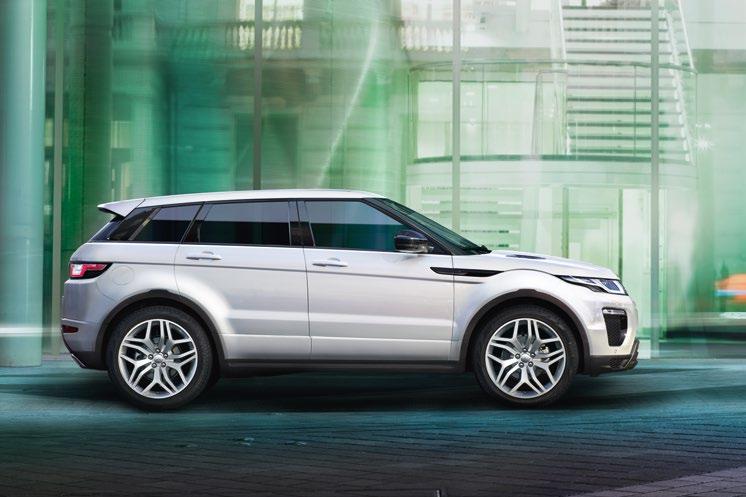 Fahrt selbst. Dank dem Leistungsvermögen eines echten Land Rover kann der Range Rover Evoque jedes Terrain sicher und leicht bewältigen.