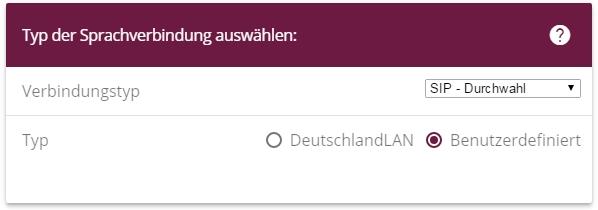 Abb. 6: Assistenten ->Telefonie ->Anschlüsse->Neu Gehen Sie folgendermaßen vor: Wählen Sie den Verbindungstyp, hier z. B. aus. Bei Typ wählen Sie (3) Klicken Sie auf Weiter.. Abb.