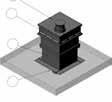 Zubehör PowerVent -System Montagemöglichkeiten (beispielhaft) PowerVent -System für Wanddurchführung PowerVent -System für Dach- (Fassaden)durch führung, Montage der Ventilatoreinheit (Power box )