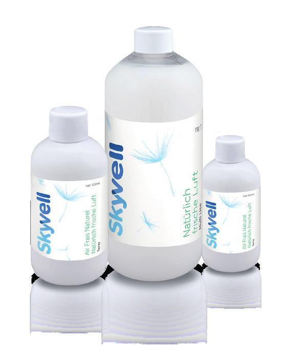 Skyvell Spray zur sofortigen und gezielten Geruchskontrolle Ideal für Patientenräume, Krankenstationen und Aufenthaltsräume.