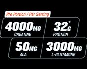 CREATIN 180 Dose / 30 Shakes 61,99 6 TRIPLEX»Post-Workout Shake«FUSION ALL-IN-ONE Formula mit 3 Wheyproteinen