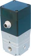 Proportionaldruckregler 2 3 M 12 - Stecker 127 5 28 14 54 1 4 51 2 x 8-32 UNF-2B 34 x 9,5 mm tief 57 14,5 57 54 DRPE.