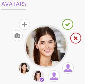 Ändern Ihres Fotos/Avatars Öffnen Sie die Einstellungen durch Auswählen Ihres aktuellen Avatars/Fotos im Benutzerbereich oder auf der Registerkarte Settings.
