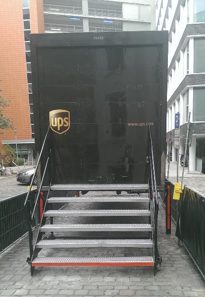 Innovatives City-Logistik-Konzept der Firma UPS Prozessablauf