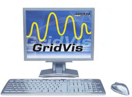 GridVis Software Netzvisualisierung für mehr Transparenz im Netz Die Software GridVis gehört zum Lieferumfang der Netzqualitätsanalysatoren, Netzanalysatoren, Universal messgeräten, Datensammler und