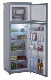 Der Kühlschrank ist mir einer Innenbeleuchtung, drei Ablagen sowie einem Gemüsefach ausgestattet.